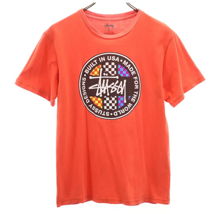 楽天市場】古着 STUSSY ステューシー 半袖 Tシャツ S オレンジ メンズ 
