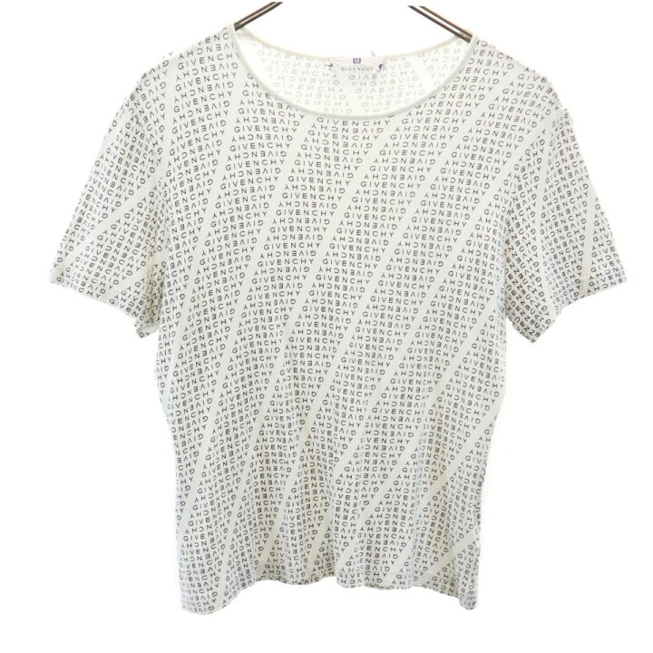 楽天市場】古着 GIVENCHY ジバンシィ 総柄 半袖 Tシャツ L ホワイト 