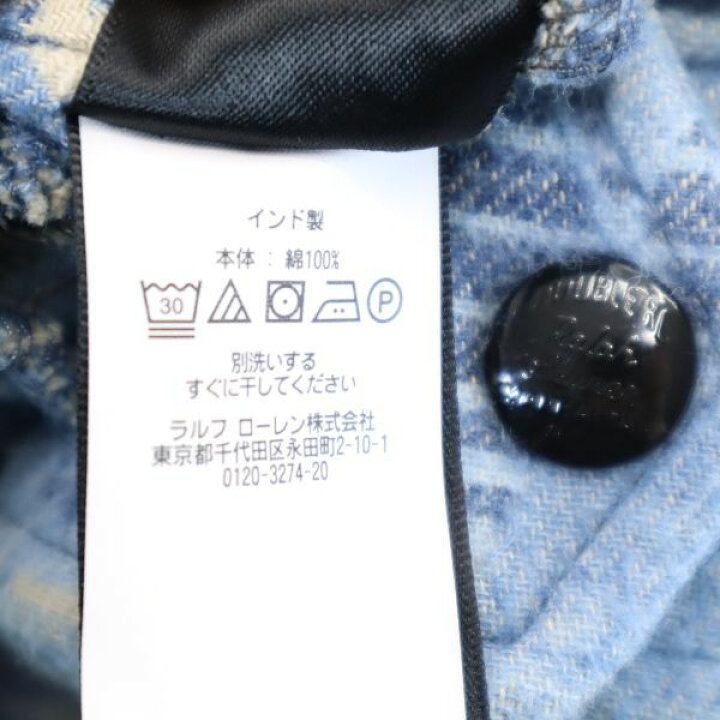楽天市場】未使用 RRL 黒タグ 一ツ星 インディゴ パッチワーク 