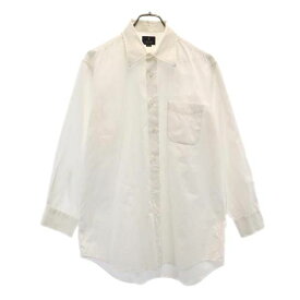 ランバン 長袖 シャツ 41-80 ホワイト LANVIN 日本製 ワイシャツ メンズ 【中古】 【230817】
