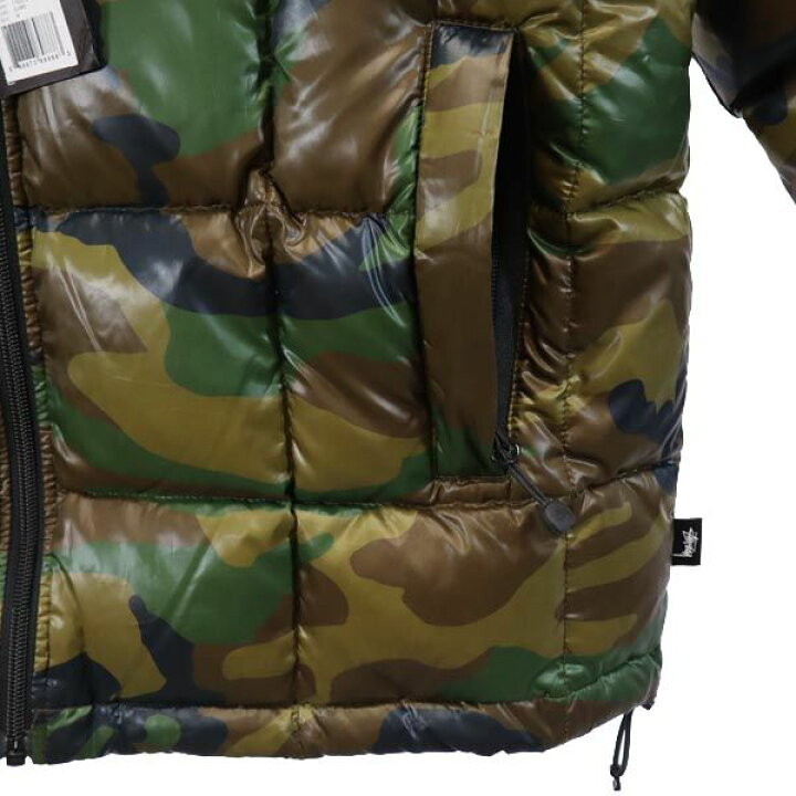 楽天市場】古着 ステューシー STUSSY 迷彩柄 ダウンジャケット M  