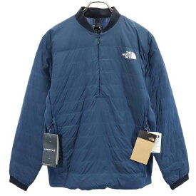 未使用 ノースフェイス ND92101 ハーフジップ 50/50ダウンプル ダウンジャケット M ブルー系 THE NORTH FACE プルオーバー 収納袋 コンパクトダウン メンズ 【中古】 【231110】