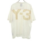 ワイスリー バックプリント 半袖 Tシャツ M ホワイト系 Y-3 Yohji Yamamoto メンズ 【中古】 【240324】