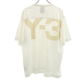 ワイスリー バックプリント 半袖 Tシャツ M ホワイト系 Y-3 Yohji Yamamoto メンズ 【中古】 【240324】