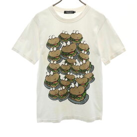 アンダーカバー プリント 半袖 Tシャツ S ホワイト UNDERCOVER JUN TAKAHASHI メンズ 【中古】 【240324】 メール便可