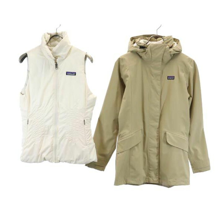 楽天市場】パタゴニア 3way ナイロンジャケット XS ベージュ patagonia 