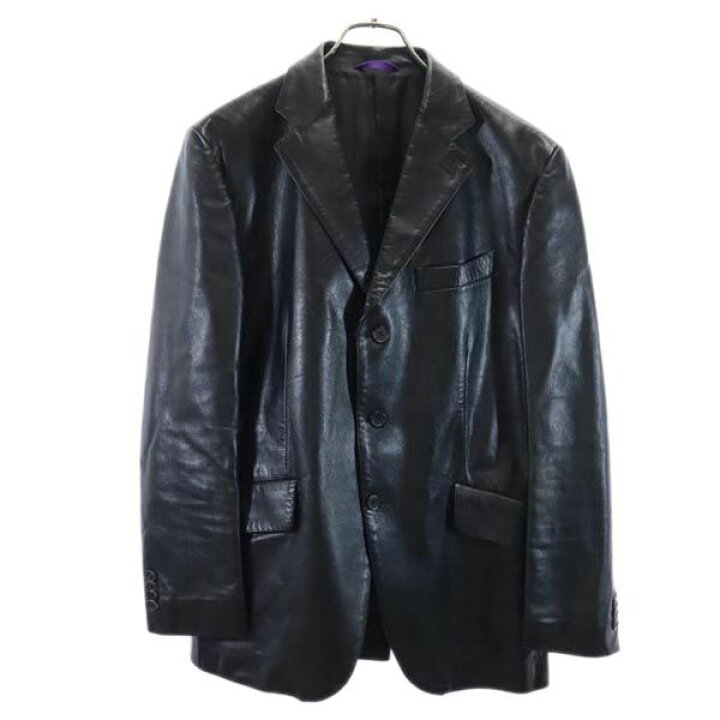 楽天市場】ポールスミス レザージャケット L 黒 Paul Smith メンズ