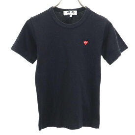 プレイコムデギャルソン 2020年 日本製 半袖 Tシャツ S ブラック PLAY COMME des GARCONS レディース 【中古】 【240325】 メール便可