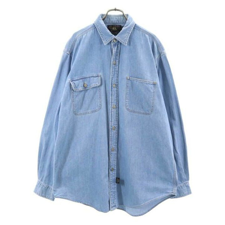 楽天市場】RRL 90s 初期黒タグ 赤三ツ星 モーリシャス製 長袖 デニム 