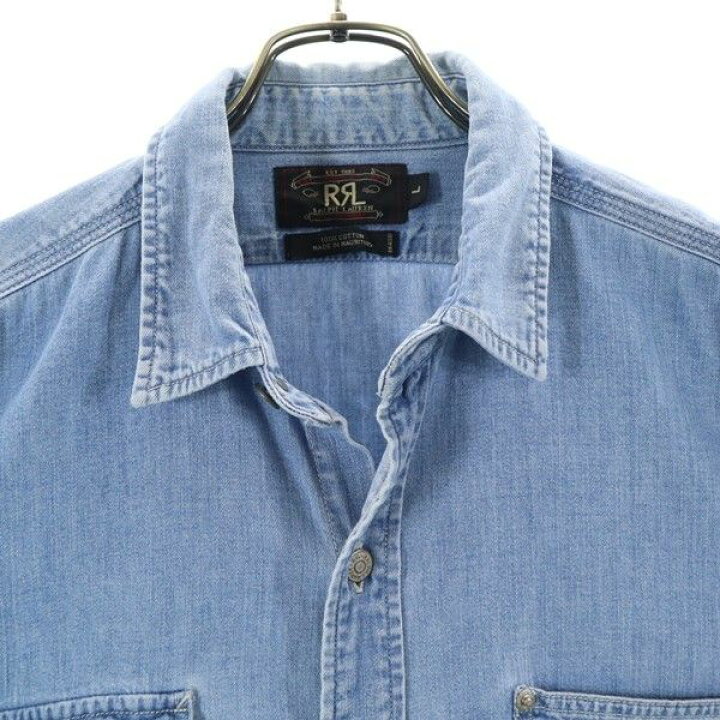 楽天市場】RRL 90s 初期黒タグ 赤三ツ星 モーリシャス製 長袖 デニム 