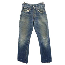 リーバイス 60s 501XX Vステッチ BIG E ヴィンテージ ギャラ入り ストレート デニムパンツ Levi&#039;s ジーパン 赤耳 メンズ 【中古】 【230419】