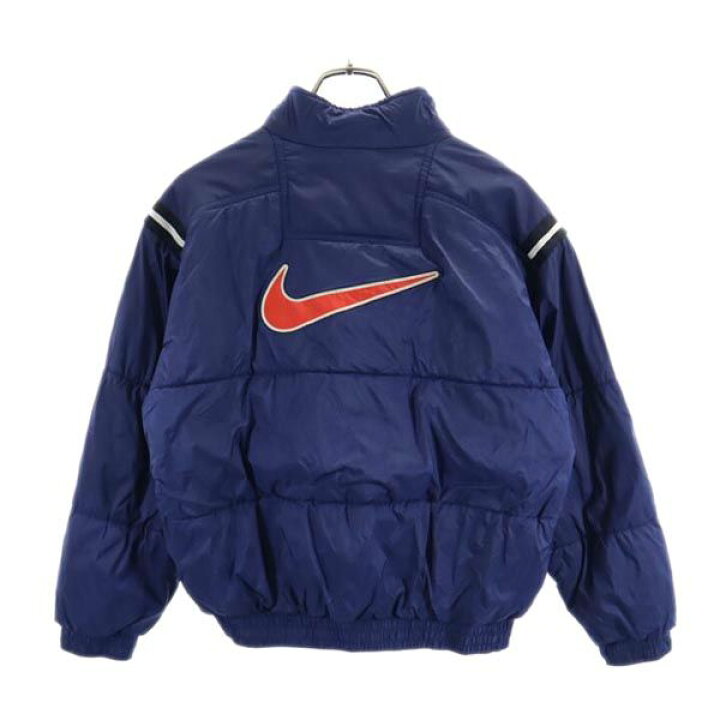 楽天市場】ナイキ 90s 白タグ 中綿ジャケット L（14-16） ネイビー系  