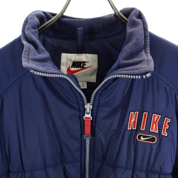 楽天市場】ナイキ 90s 白タグ 中綿ジャケット L（14-16） ネイビー系  