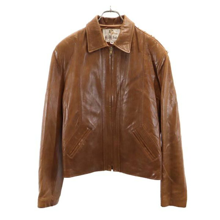 楽天市場】古着 H＆H Leather 70s ヴィンテージ レザージャケット 44 