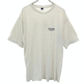 モンベル 日本製 アウトドア バックプリント 半袖 Tシャツ XL グレー mont-bell メンズ 【中古】 【240329】 メール便可