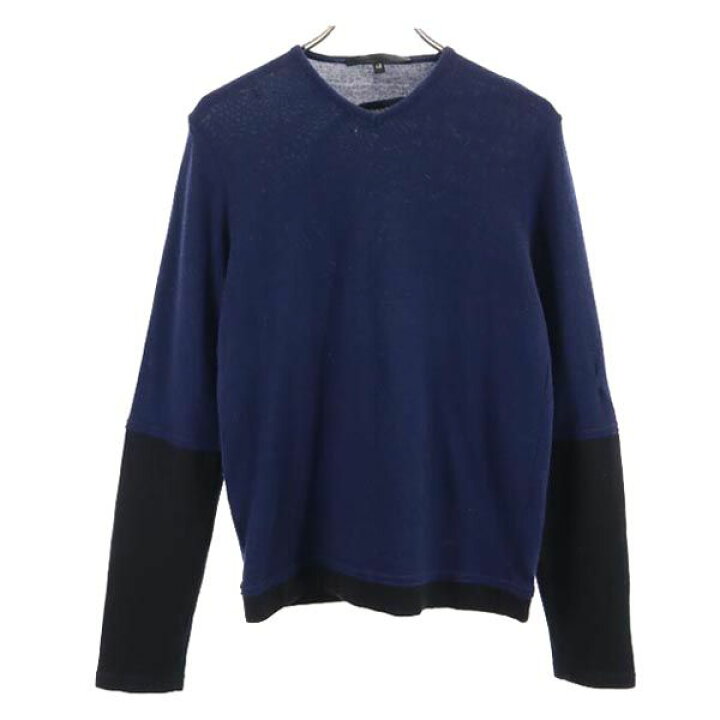 楽天市場】アレッサンドロデラクア ニット 48 ネイビー系 ALESSANDRO 