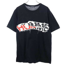 コムデギャルソンオム 2016年 日本製 半袖 Tシャツ M ブラック系 COMME des GARCONS HOMME メンズ 【中古】 【220907】 メール便可
