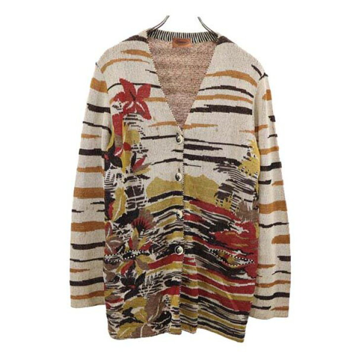 楽天市場】ミッソーニ イタリア製 総柄 カーディガン 44 Missoni  