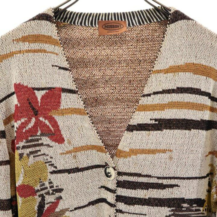 楽天市場】ミッソーニ イタリア製 総柄 カーディガン 44 Missoni  