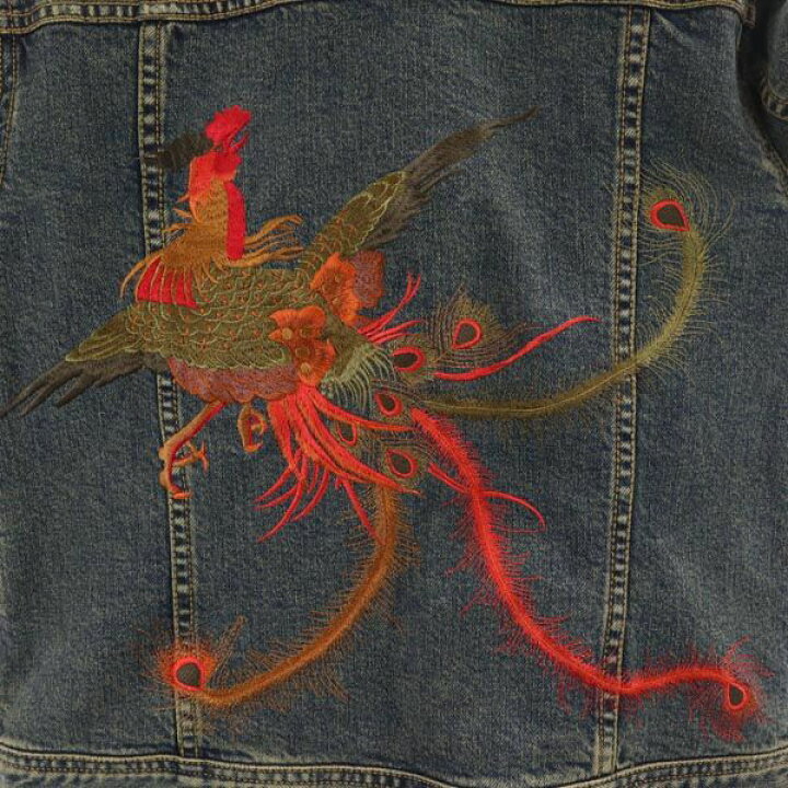 楽天市場】ダナキャランニューヨーク バック刺繍 デニムジャケット 4 
