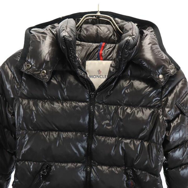 楽天市場】古着 モンクレール MONCLER ダウンジャケット 128cm 黒 ロゴ 