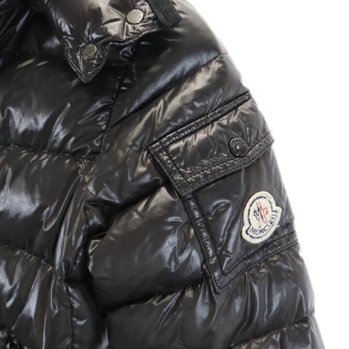 楽天市場】古着 モンクレール MONCLER ダウンジャケット 128cm 黒 ロゴ 