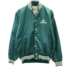 アディダス 70s 80s デサント製 ヴィンテージ トレフォイルロゴ スタジャン L グリーン adidas メンズ 【中古】 【240403】