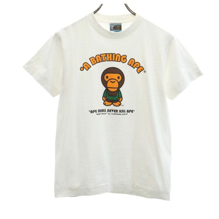 楽天市場】古着 アベイシングエイプ A BATHING APE 半袖 Tシャツ S 
