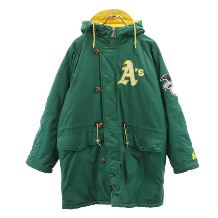 楽天市場】古着 スターター STARTER アスレチックス ベンチコート L 