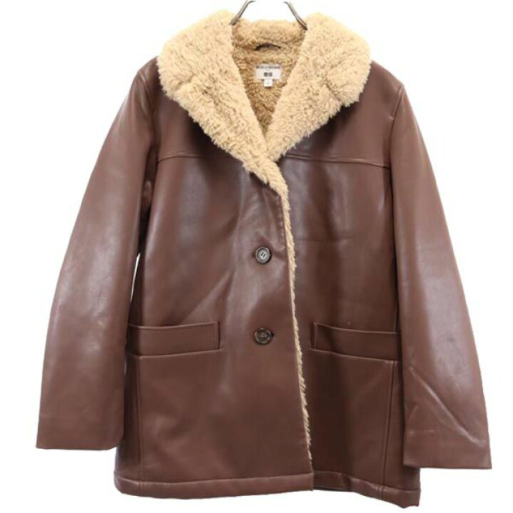 楽天市場】古着 UNIQLO ユニクロ フェイク レザージャケット L 