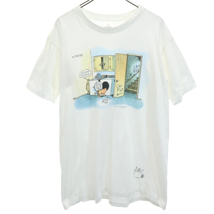 楽天市場】古着 THE FAR SIDE ザファーサイド 80s USA製 プリント 半袖