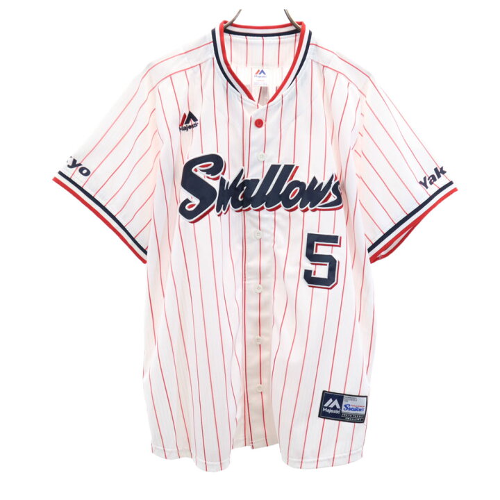 楽天市場】マジェスティック 東京ヤクルトスワローズ KAWABATA 5 野球 