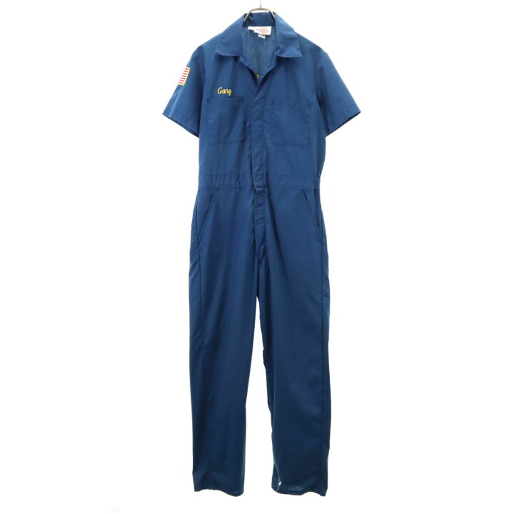 楽天市場】古着 Dickies ディッキーズ 80s 白タグ つなぎ 38 ネイビー 