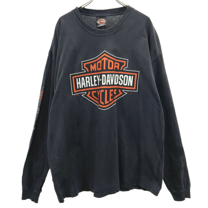 楽天市場】ハーレーダビッドソン 00s USA製 袖プリ 長袖 Tシャツ XL 