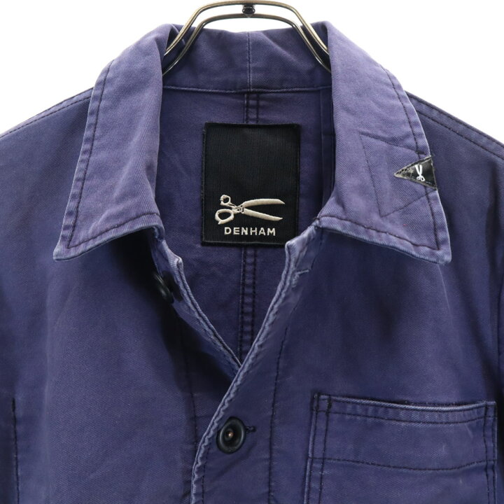 楽天市場】古着 DENHAM デンハム マオ ジャケット S ネイビー ワーク 