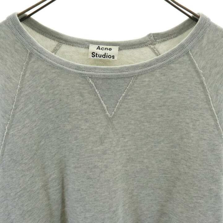 楽天市場】アクネストゥディオズ スウェット トレーナー S グレー ACNE 