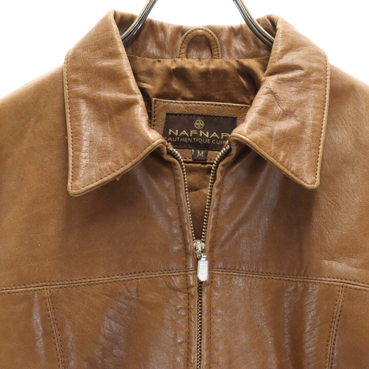 楽天市場】古着 NAF NAF ナフナフ バッファロー レザージャケット M 