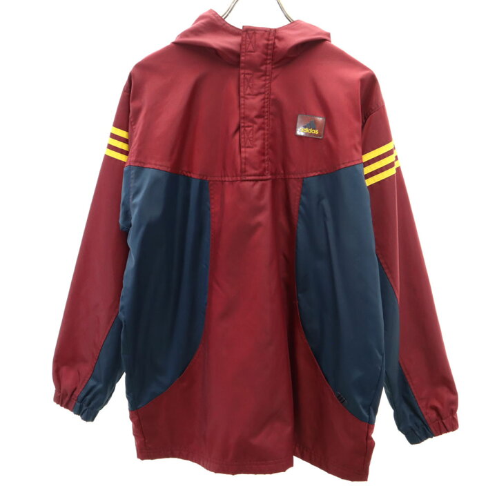楽天市場】古着 adidas アディダス アノラックパーカー XL ボルドー