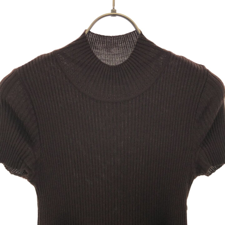 楽天市場】ポールカ 花柄 半袖 ニットドッキング ワンピース 40  