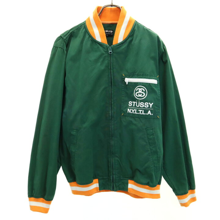 楽天市場】ステューシー ブルゾン M グリーン STUSSY メンズ 【中古 