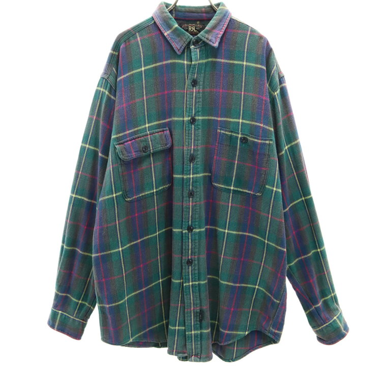 楽天市場】古着 RRL ダブルアールエル 90s 初期タグ 赤3星 オールド 