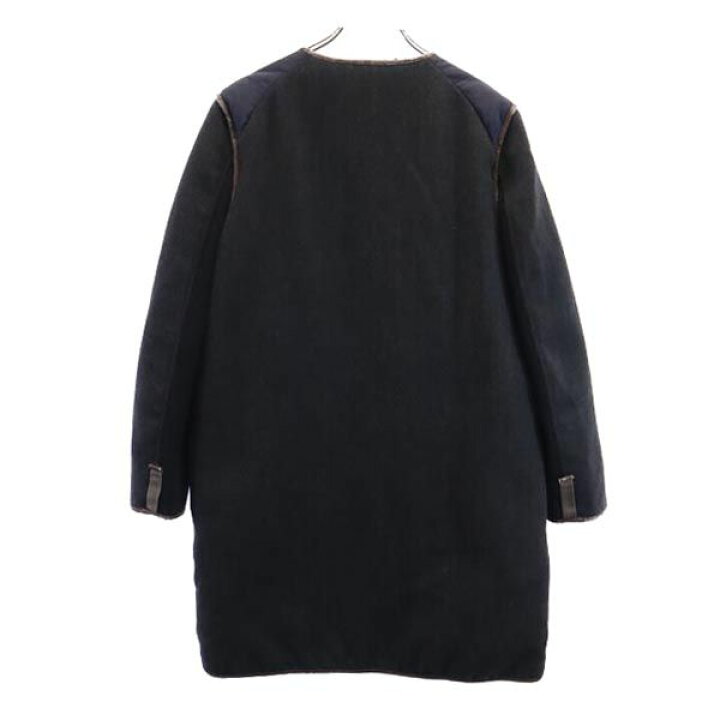 楽天市場】古着 マルニ MARNI フェザー ダウンコート 44 ネイビー系 袖 