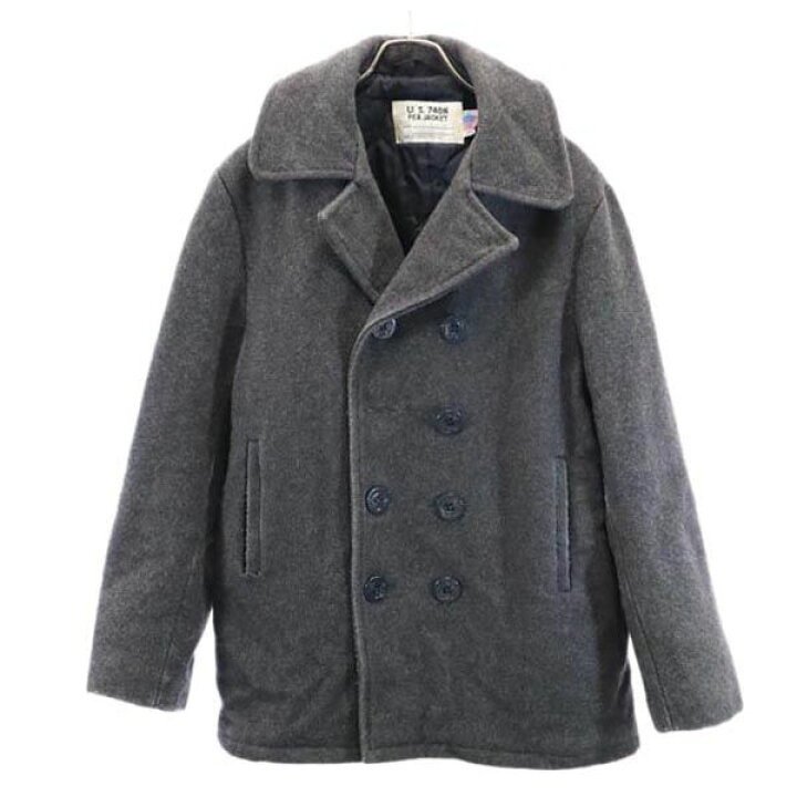楽天市場】ショット USA製 ピーコート 40 グレー系 schott Pコート 