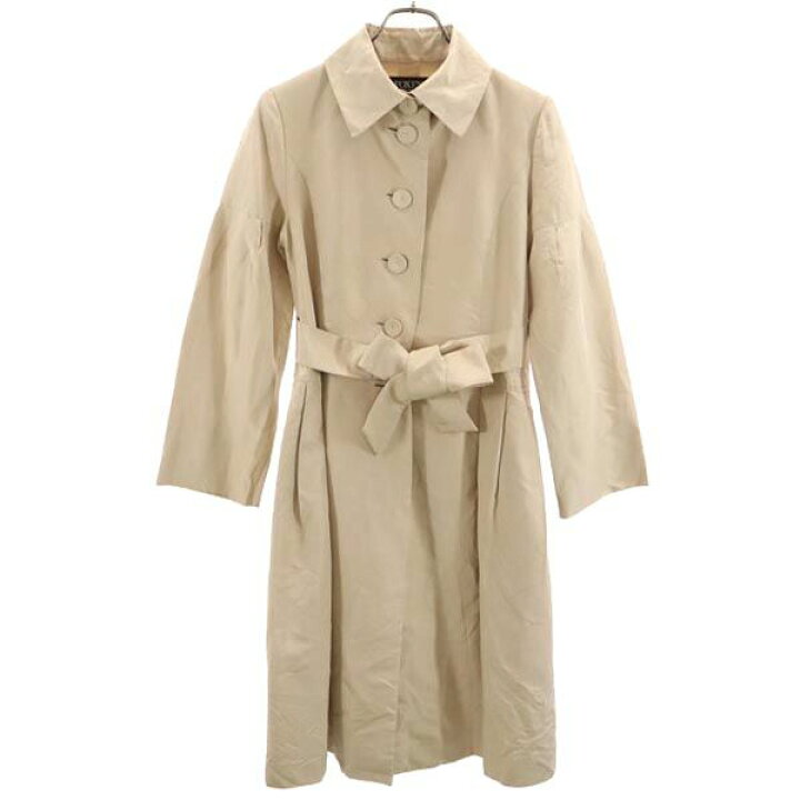 楽天市場】古着 フォクシー FOXEY 日本製 シルク ロングコート F  