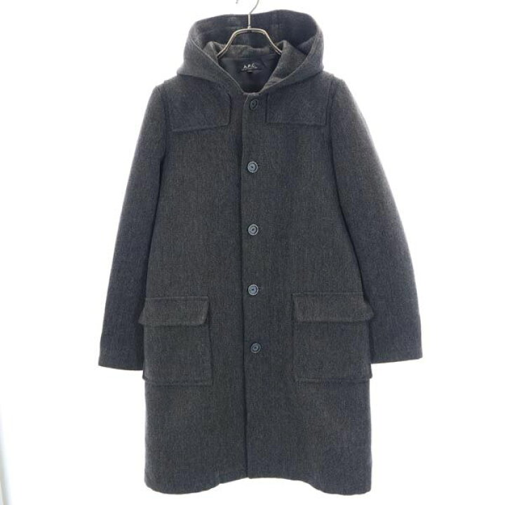 楽天市場】アーペーセー フランス製 コート S 黒 A.P.C. フード メンズ 