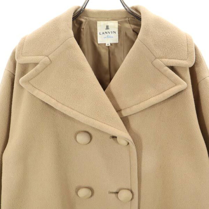 楽天市場】古着 LANVIN en Bleu ランバンオンブルー ウールコート 36 