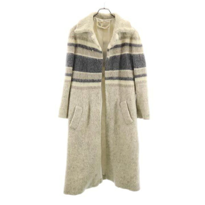楽天市場】古着 VINTAGE ヴィンテージ 70s ニット コート L グレー系 
