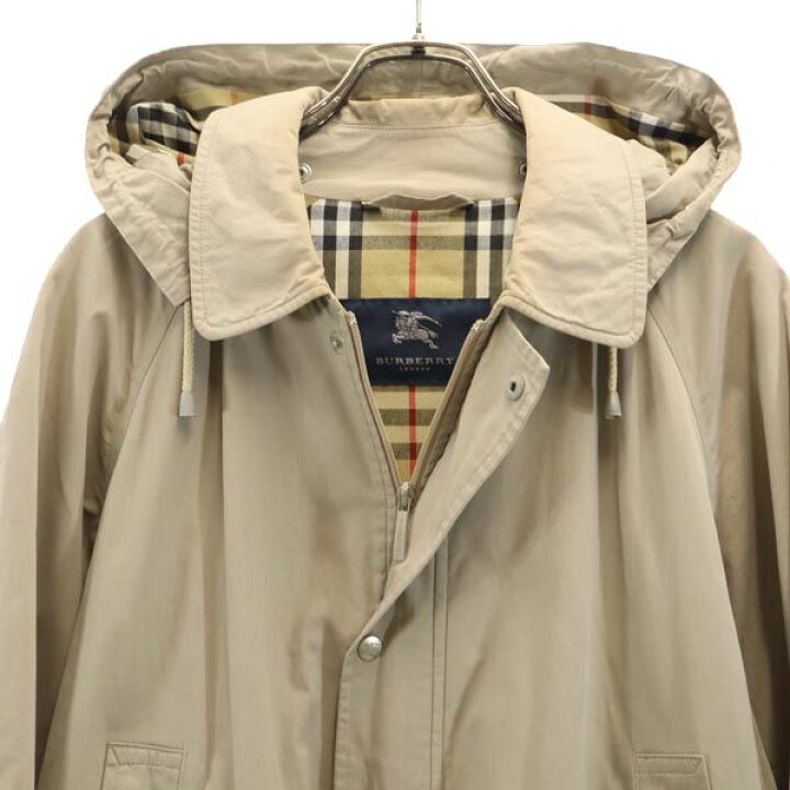 楽天市場】古着 バーバリー BURBERRY USA製 フード付き コート M 