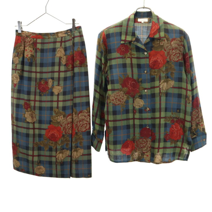 楽天市場】バーバリーズ 90s シルクブレンド オールド 花柄 長袖  