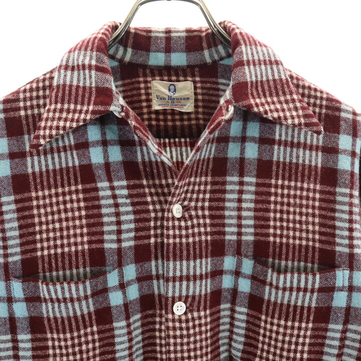 楽天市場】古着 ヴァンヒューゼン VAN HEUSEN 50s 60s 開襟  